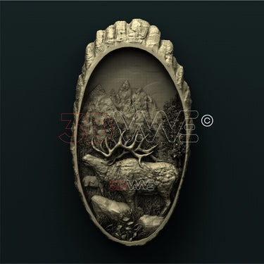 DEER 3D STL 3DWave